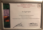 Op. Dr. Özgür Aydın Beyin ve Sinir Cerrahisi sertifikası
