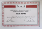 Psk. Dan. Yeşim Yavuz Uysal Psikolojik Danışman sertifikası