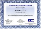 Psk. Pınar Güler Psikoloji sertifikası