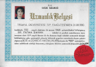Uzm. Dr. Fatma Şahan Dermatoloji sertifikası