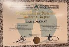 Uzm. Kl. Psk. Leyla Korkmaz Psikoloji sertifikası