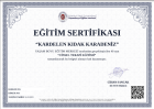 Psk. Dan. Kardelen Kıdak Karadeniz Psikolojik Danışman sertifikası