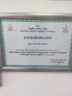 Uzm. Dr. Elif Yaldız Göğüs Hastalıkları sertifikası
