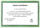 Uzm. Dr. Fatma Yurtsever Psikiyatri sertifikası