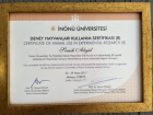 Uzm. Dr. Dt. Semih Akgül Diş Hekimi sertifikası