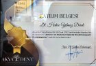 Dt. Hatice Yılmaz Diş Hekimi sertifikası