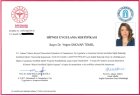 Uzm. Dr. Yeşim Ünüvar Temel Medikal Estetik Tıp Doktoru sertifikası