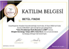 Aile Danışmanı Betül Fındık Aile Danışmanı sertifikası