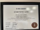 Uzm. Dyt. Melike Dilekoğlu Diyetisyen sertifikası