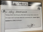 Uzm. Dr. Afag ABBASOVA Nöroloji (Beyin ve Sinir Hastalıkları) sertifikası