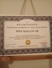 Psk. İpek Kozanlar Psikoloji sertifikası