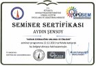 Psk. Aydın Şensoy Psikoloji sertifikası