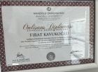 Dyt. Fırat Kavukoğlu Diyetisyen sertifikası