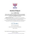 Uzm. Psk. Azize Hanım Baş Klinik Psikolog sertifikası