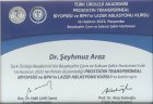 Op. Dr. Şeyhmuz Araz Üroloji sertifikası