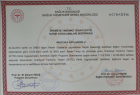 Doç. Dr. Mustafa Kaplanoğlu Kadın Hastalıkları ve Doğum sertifikası