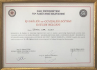 Op. Dr. Seher Kırar Poçan Göz Hastalıkları sertifikası