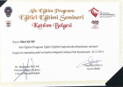 Uzm. Psk. Sibel Kuru Psikoloji sertifikası