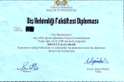 Uzm. Dt. Mevlüt Kayabaşı Diş Hekimi sertifikası