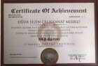 Uzm. Kl. Psk. Sezin Çelikkanat Mısırlı Psikoloji sertifikası