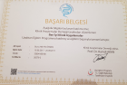 Doç. Dr. Burcu Metin Ökmen Fiziksel Tıp ve Rehabilitasyon sertifikası