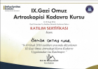 Op. Dr. Özgür Oktay Nar Ortopedi ve Travmatoloji sertifikası