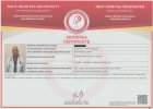 Dr. Furkan Küçük Medikal Estetik Tıp Doktoru sertifikası