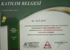 Dyt. Elif Zent Diyetisyen sertifikası
