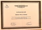 Uzm. Dr. Merve Özbayrak Fiziksel Tıp ve Rehabilitasyon sertifikası