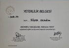 Psk. Büşra Erdoğan Psikoloji sertifikası