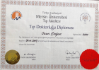 Doç. Dr. Ozan Doğan Kadın Hastalıkları ve Doğum sertifikası