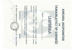 Dr. Erdoğan Taş Akupunktur sertifikası