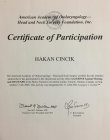 Prof. Dr. Hakan Cıncık Kulak Burun Boğaz hastalıkları - KBB sertifikası