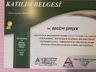 Dyt. Begüm Şimsek İpek Diyetisyen sertifikası