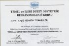 Uzm. Dr. Rengin Türkgüler Radyoloji sertifikası