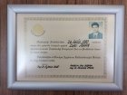Dr. Dt. Zafer Ayhan Diş Hekimi sertifikası