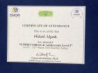 Uzm. Psk. Hilal Uçak Klinik Psikolog sertifikası