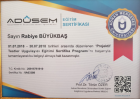 Psk. Dan. Rabiye Büyükbaş Psikoloji sertifikası