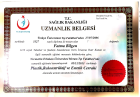 Doç. Dr. Fatma Bilgen Bekerecioğlu Plastik Rekonstrüktif ve Estetik Cerrahi sertifikası