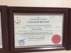 Op. Dr. Faruk Salıoğlu Ortopedi ve Travmatoloji sertifikası