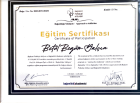 Psk. Betül Begüm Yalçın Psikoloji sertifikası