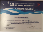 Uzm. Dr. Dt. Elifcan Kıvrak Diş Hekimi sertifikası