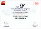 Dt. Sevgin Şen Diş Hekimi sertifikası