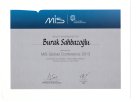 Uzm. Dr. Dt. Burak Şahbazoğlu Diş Hekimi sertifikası