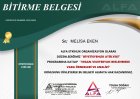 Uzm. Dyt. Melisa Eken Diyetisyen sertifikası