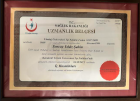 Uzm. Dr. Şencay Yıldız Şahin Dahiliye - İç Hastalıkları sertifikası