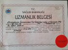 Uzm. Dr. Oğuz Bak Nöroloji (Beyin ve Sinir Hastalıkları) sertifikası