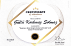 Op. Dr. Güllü Korkmaz Solmaz Plastik Rekonstrüktif ve Estetik Cerrahi sertifikası