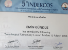 Uzm. Dr. Emin Gündüz Dermatoloji sertifikası