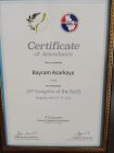 Uzm. Dt. Bayram Asarkaya Diş Hekimi sertifikası
